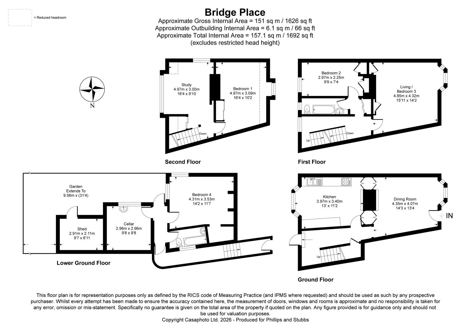 5, Bridge Place, Rye floorplan