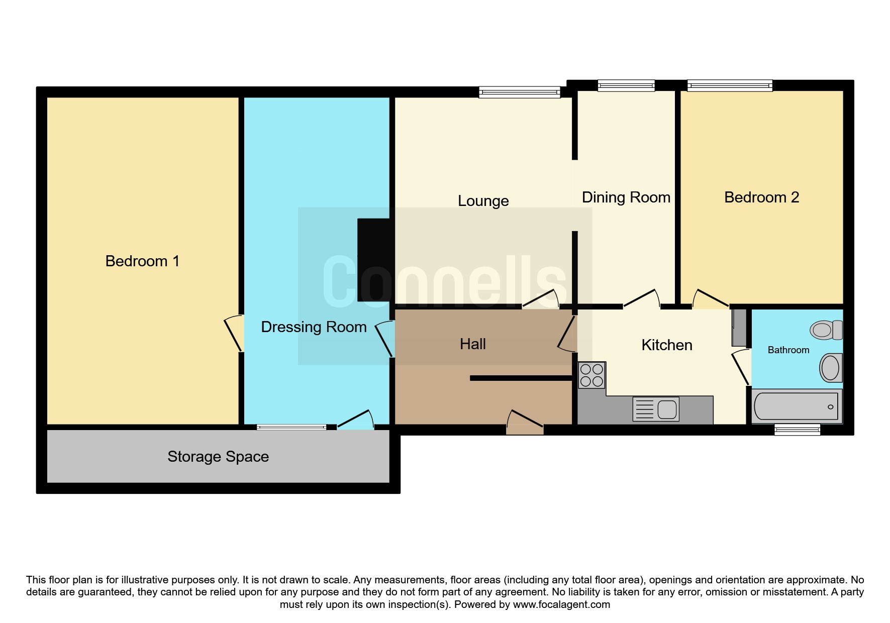 Bank Flat, 5-6, High Street, Hitchin floorplan