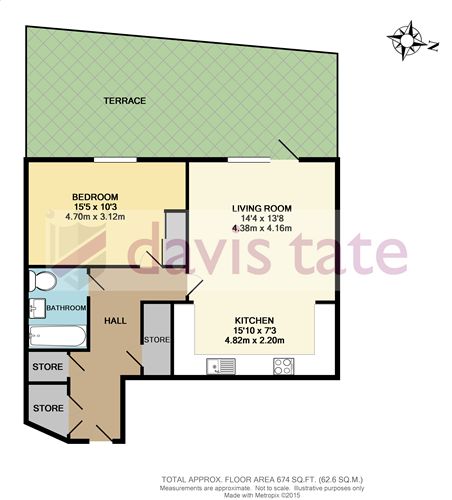 1 Bedrooms Flat to rent in Kennet House, Kings Road, Reading RG1