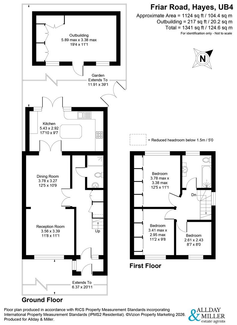 27, Friar Road, Hayes floorplan