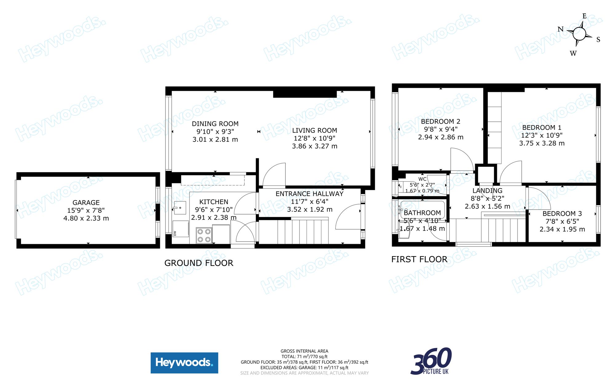 7 Collingwood Grove, Stoke-On-Trent floorplan