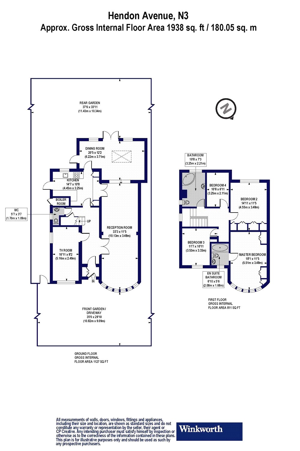 7A, Hendon Avenue, Finchley floorplan