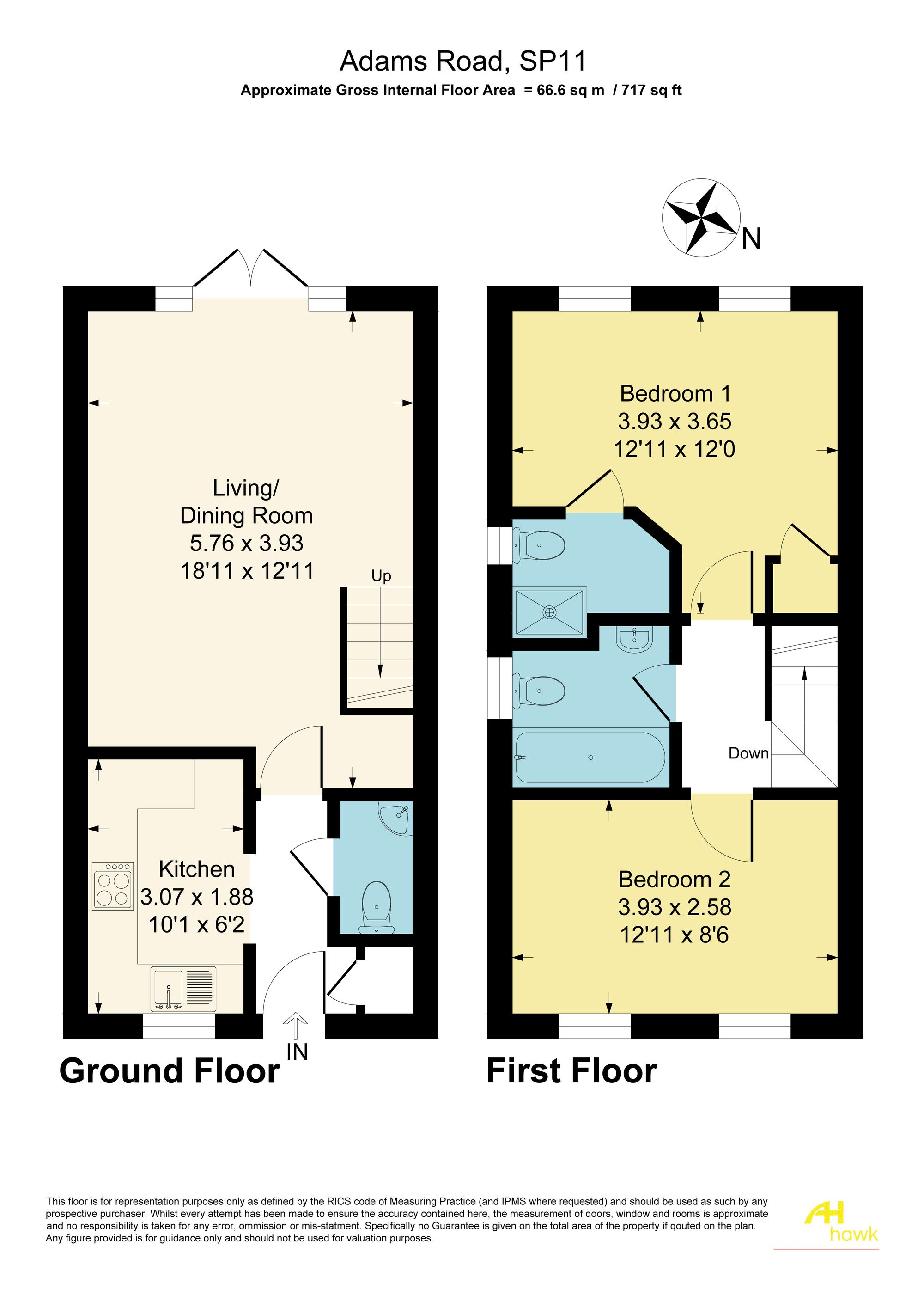 Adams Road, Andover floorplan