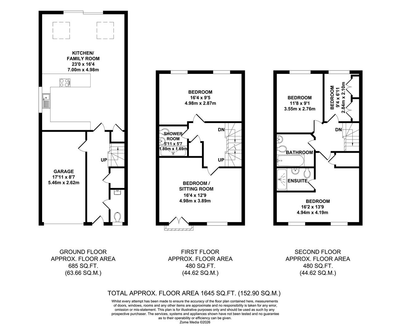 32, Higham Avenue, Snodland floorplan