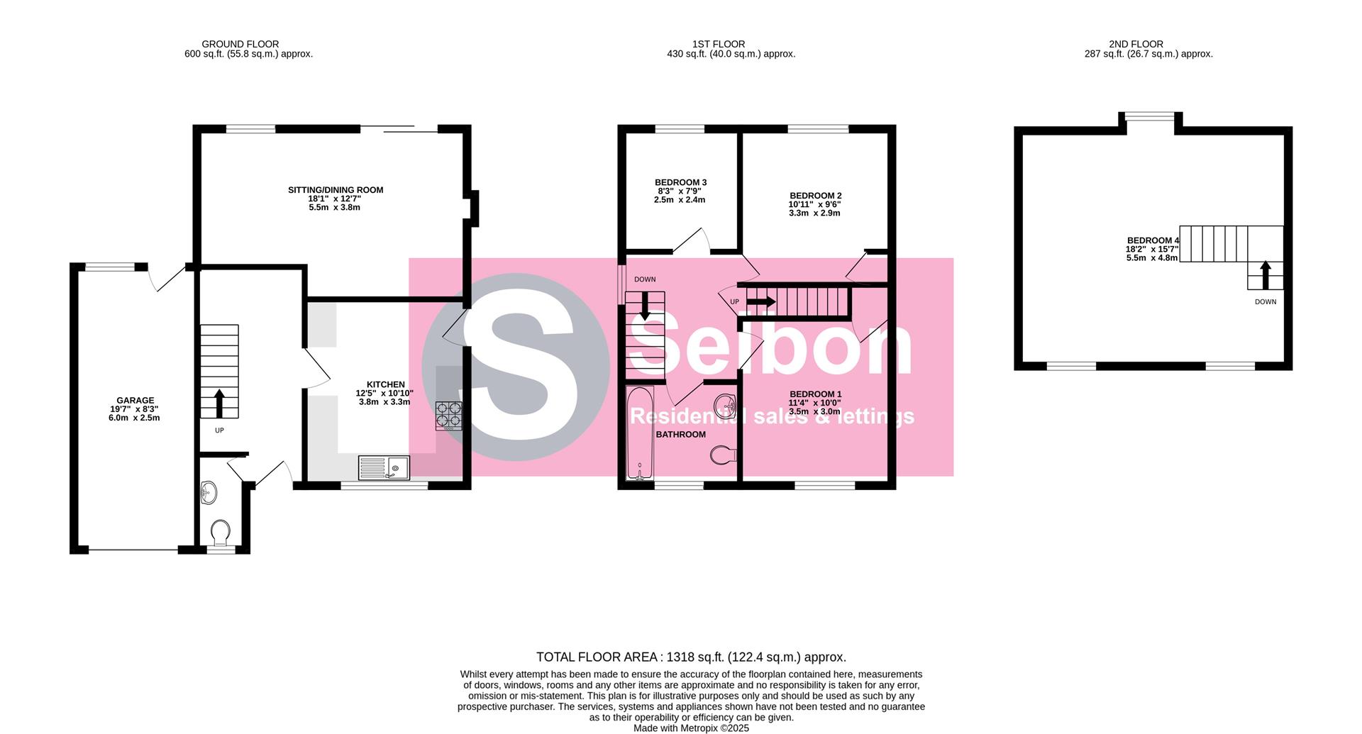 17, St. Davids Close, Odiham floorplan