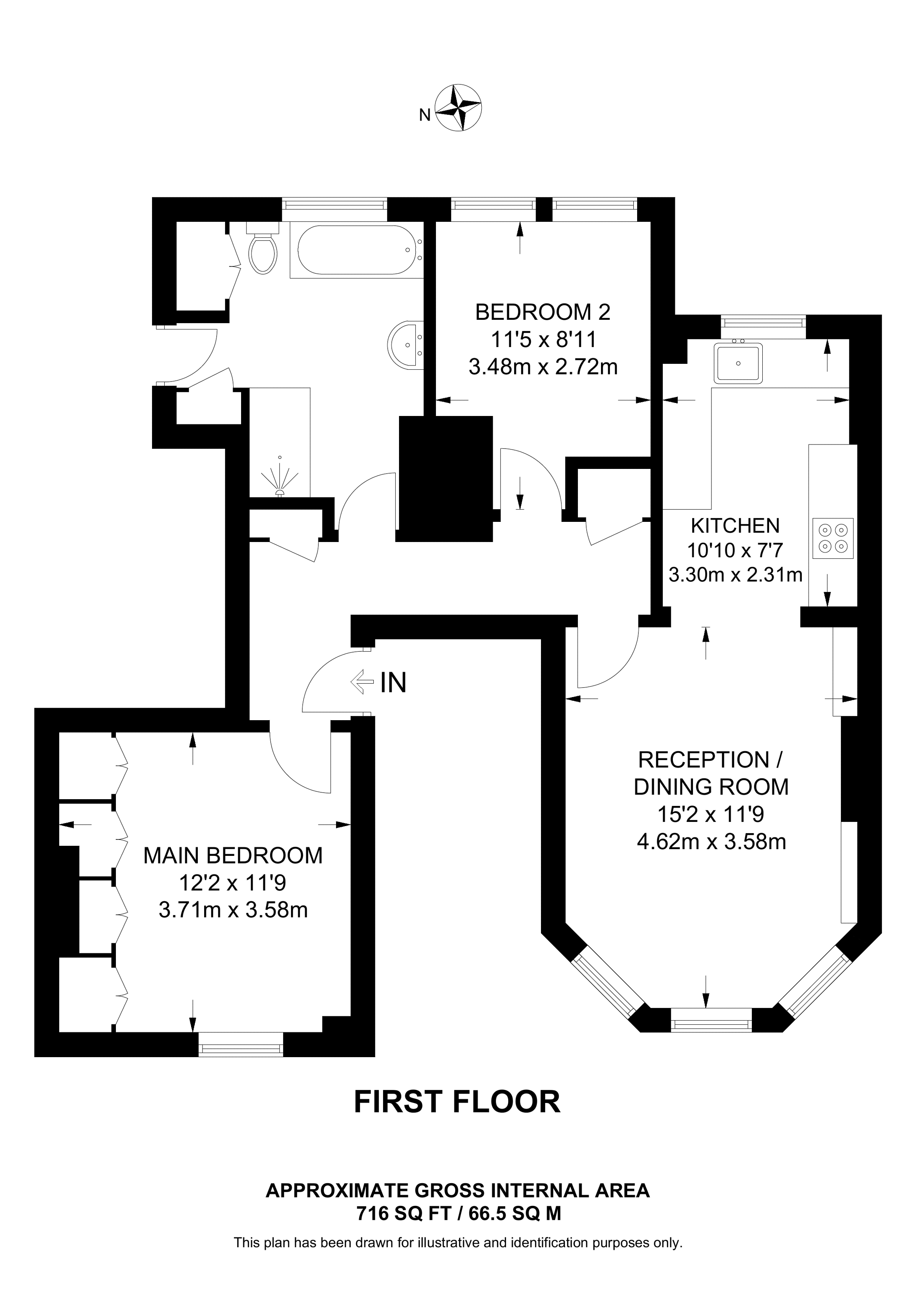 Corfield Street, Bethnal Green floorplan