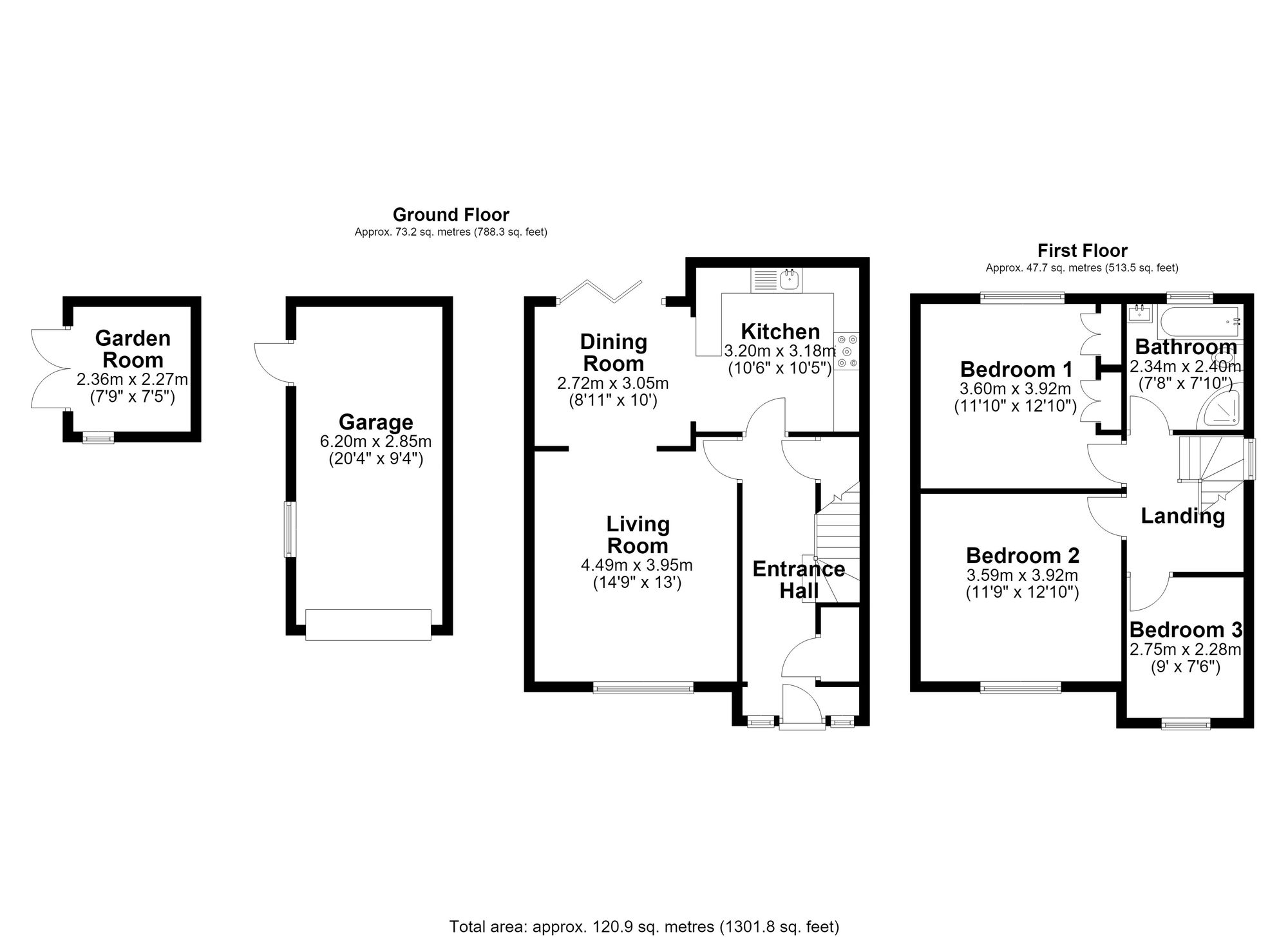 24 Acton Avenue, Warrington floorplan