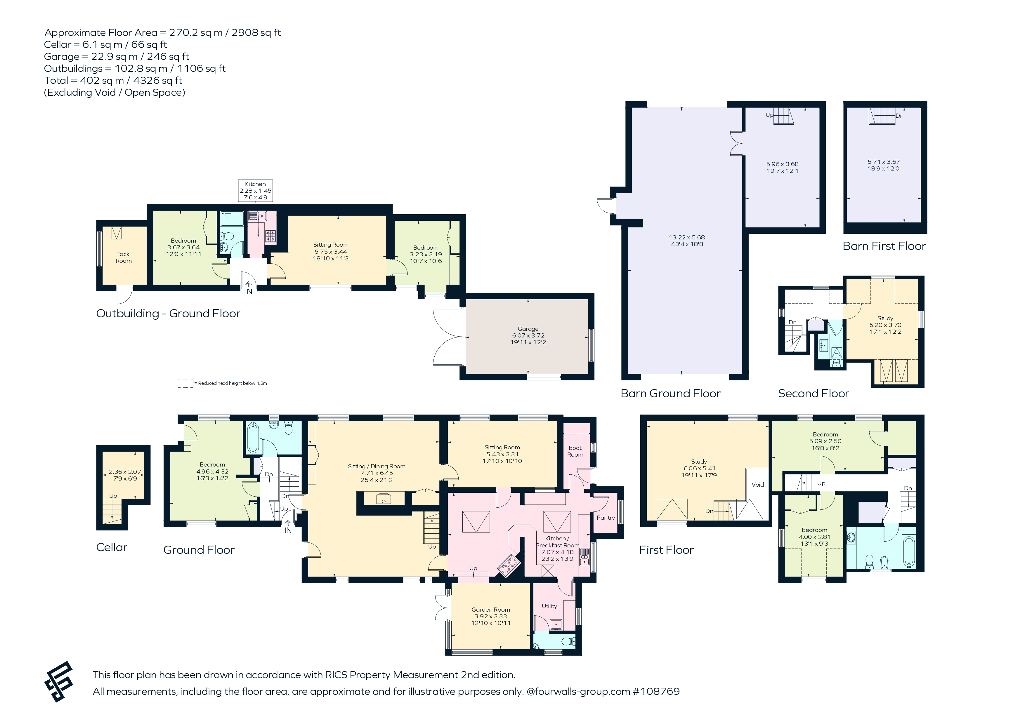 Hawes Farm, Lower Assendon, Henley-On-Thames floorplan