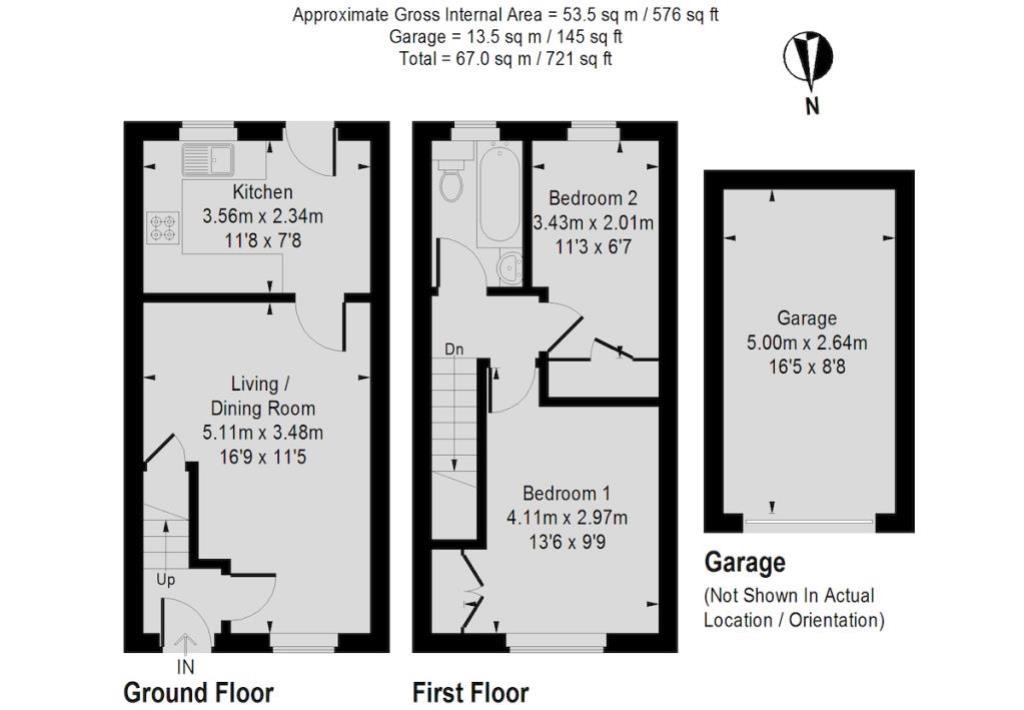Dovehouse Close, Eynsham, Witney OX29, 2 bedroom end terrace house to