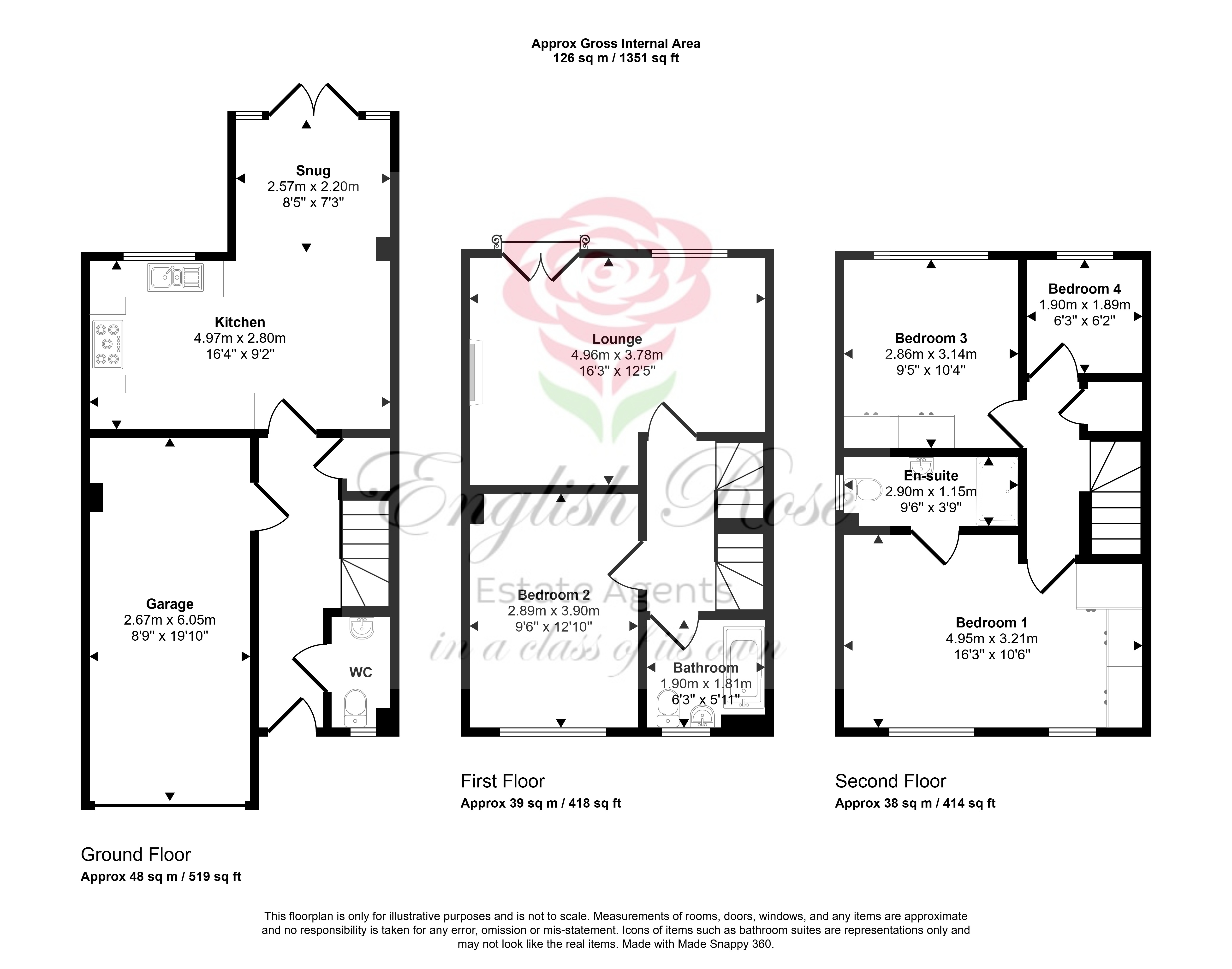 11, Mill Pond Close, Kirkby IN Ashfield floorplan