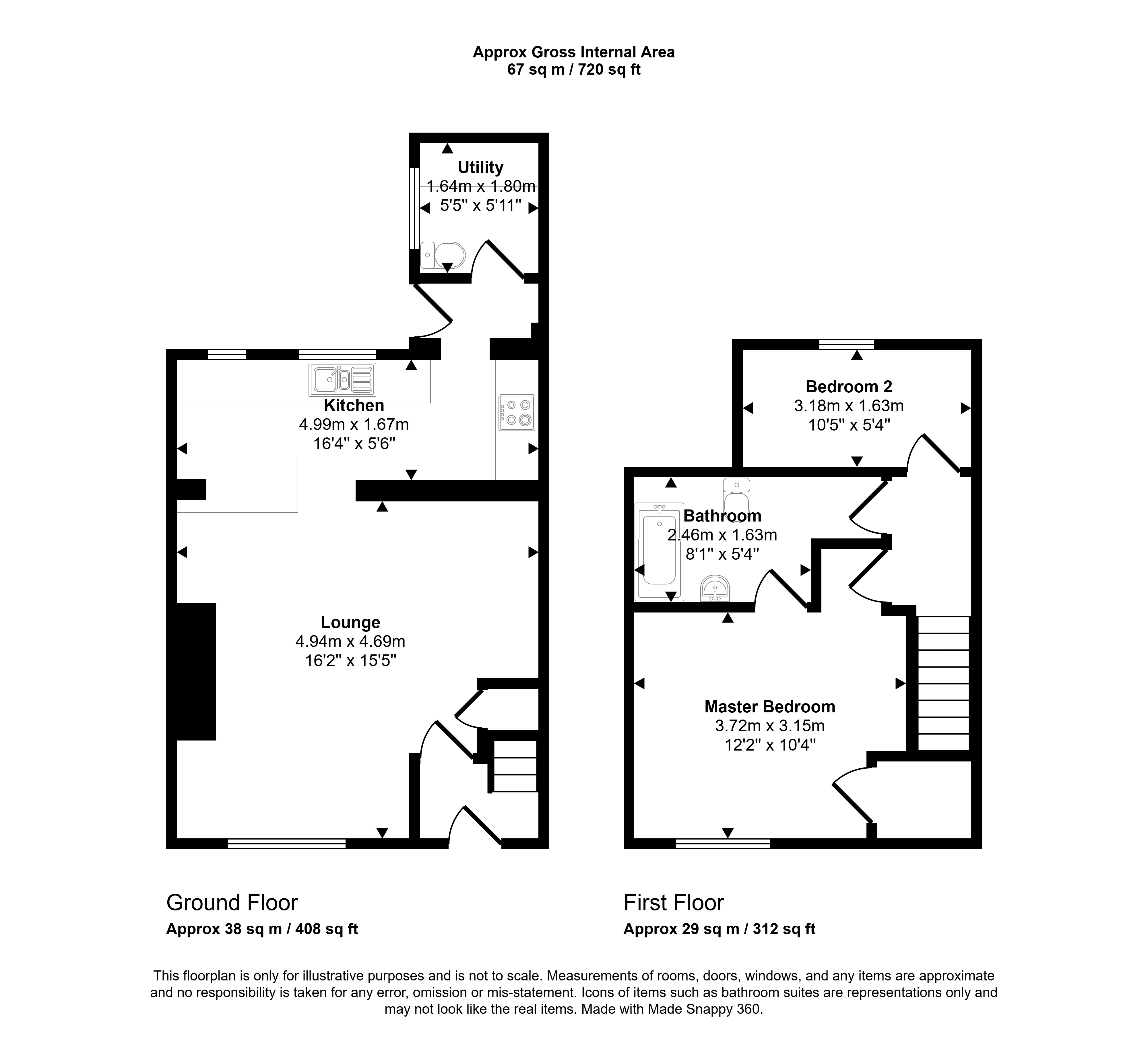 8, Granby Terrace, Newcastle upon Tyne floorplan