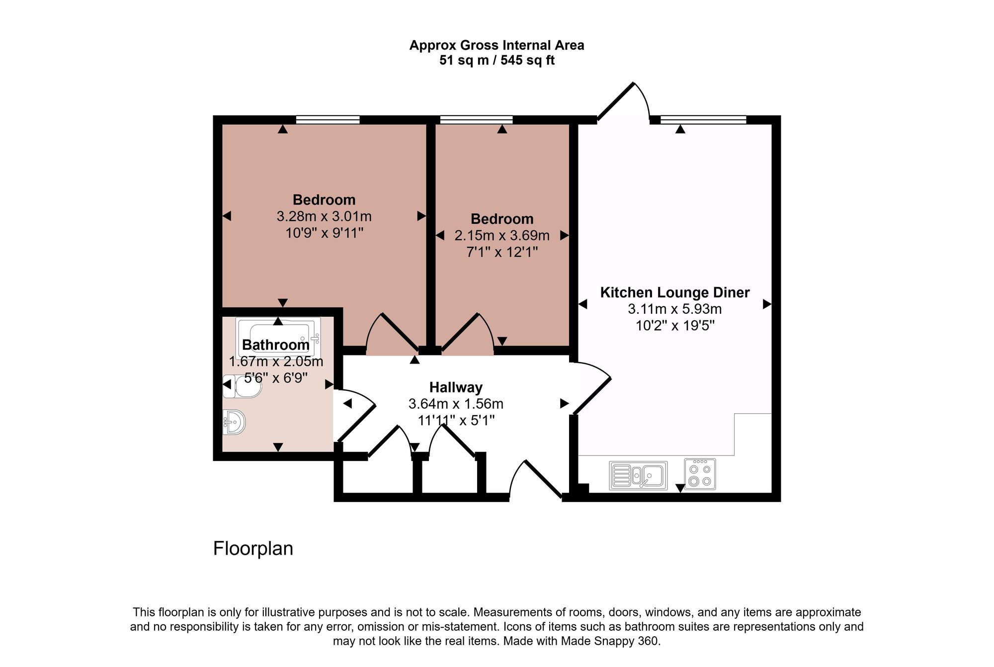 20 Beech House, York floorplan