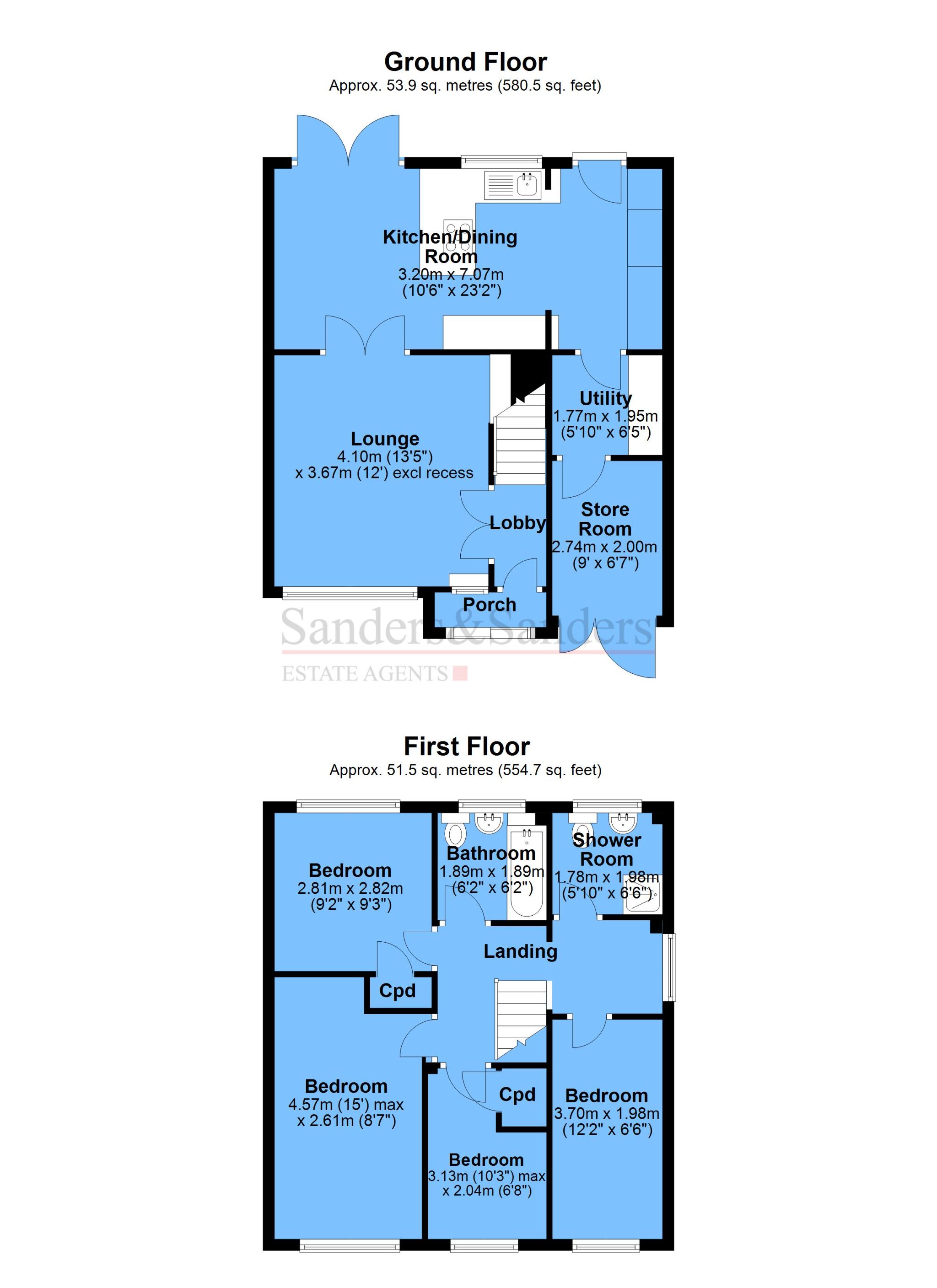 8 Alcocks Road, Alcester floorplan