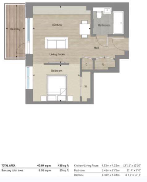 1, Cedrus Avenue, Southall floorplan