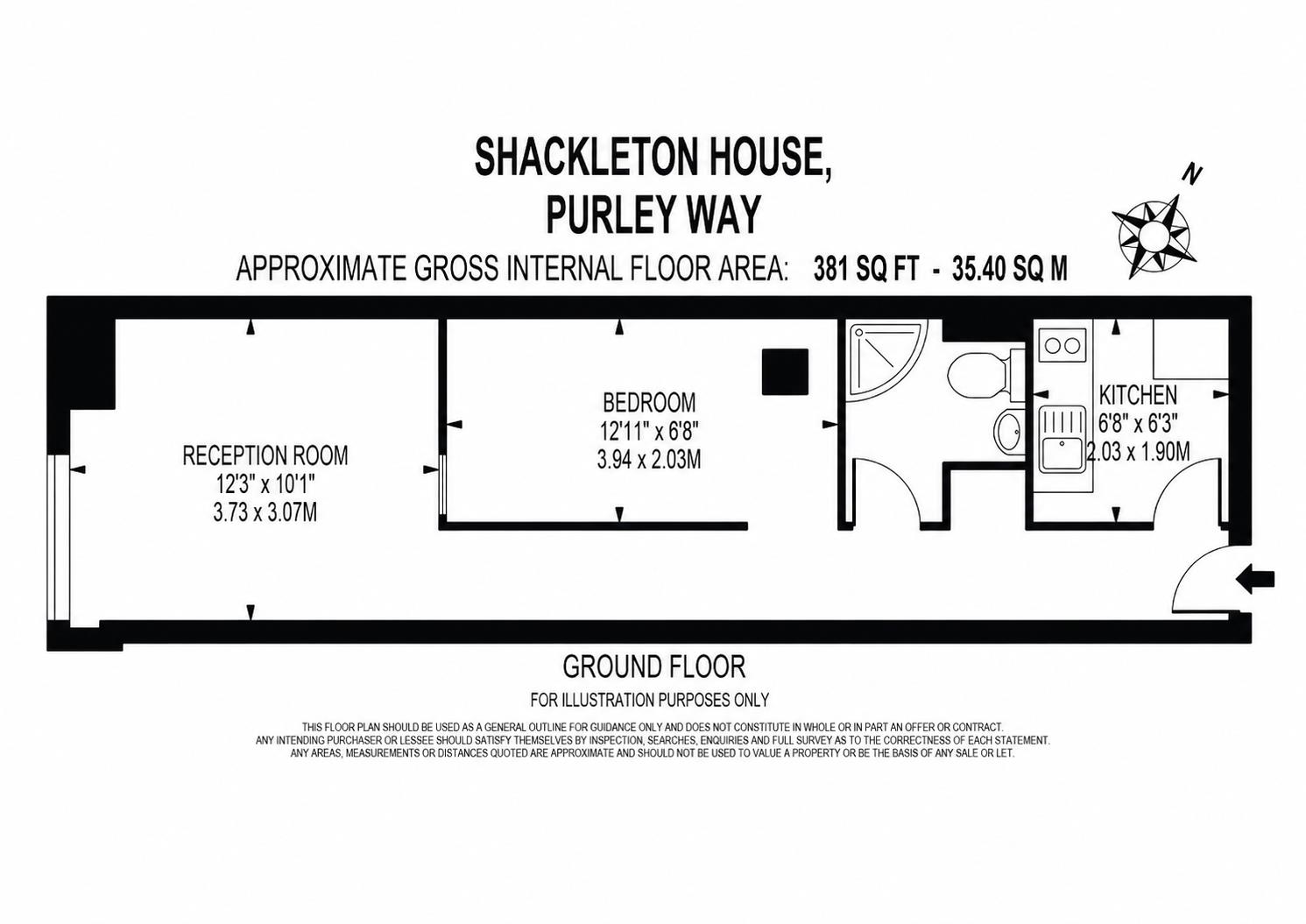 Unit 005, Shackleton House, 209, Purley Way, CROYDON floorplan