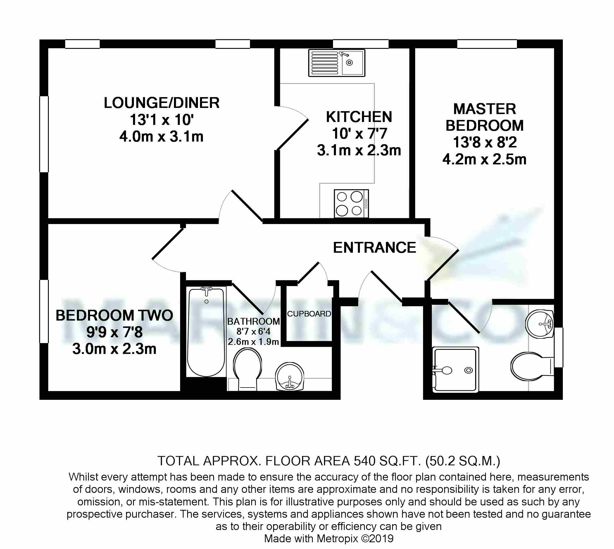 8, Townside Place, Camberley floorplan