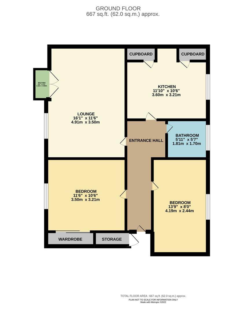 St. Johns Court, Gladstone Road, Buckhurst Hill IG9, 2 bedroom flat for