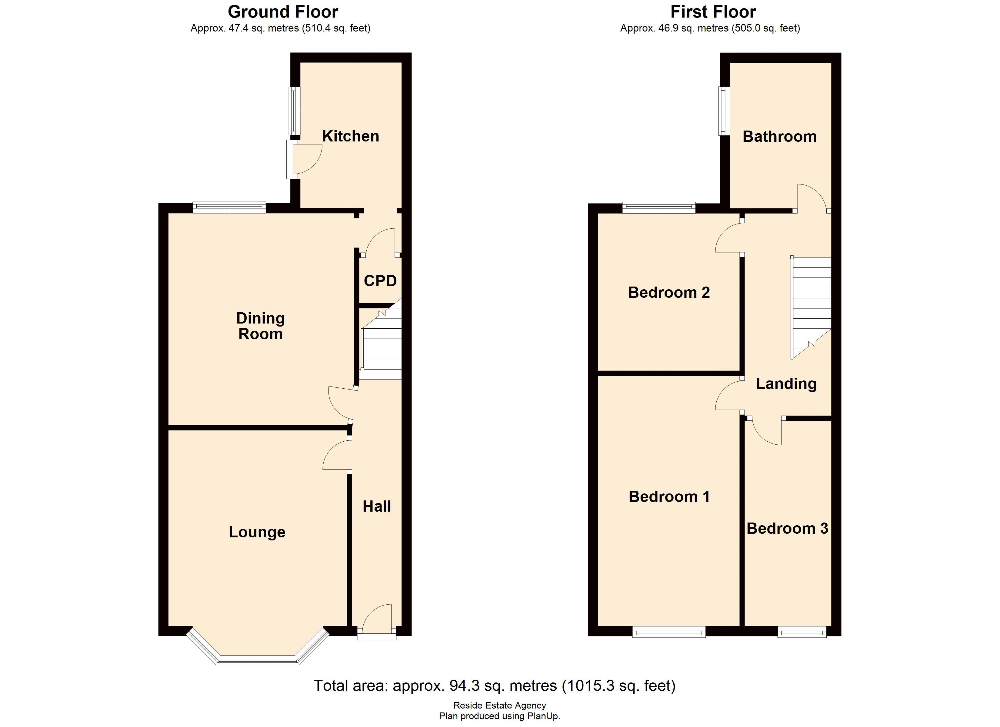 3 bed terraced house for sale in Edenfield Road, Passmonds, Rochdale