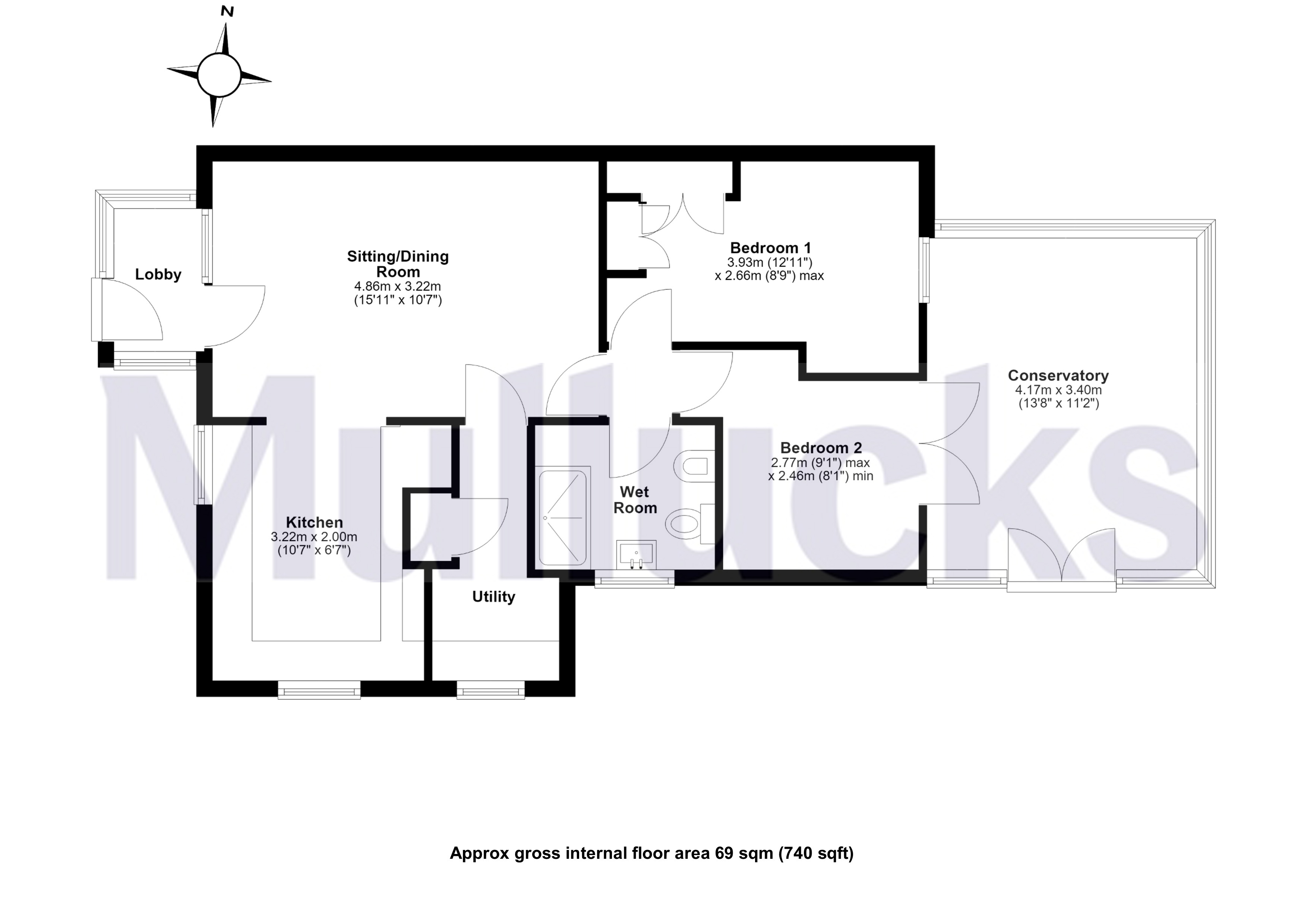 44, The Wayback, Essex floorplan