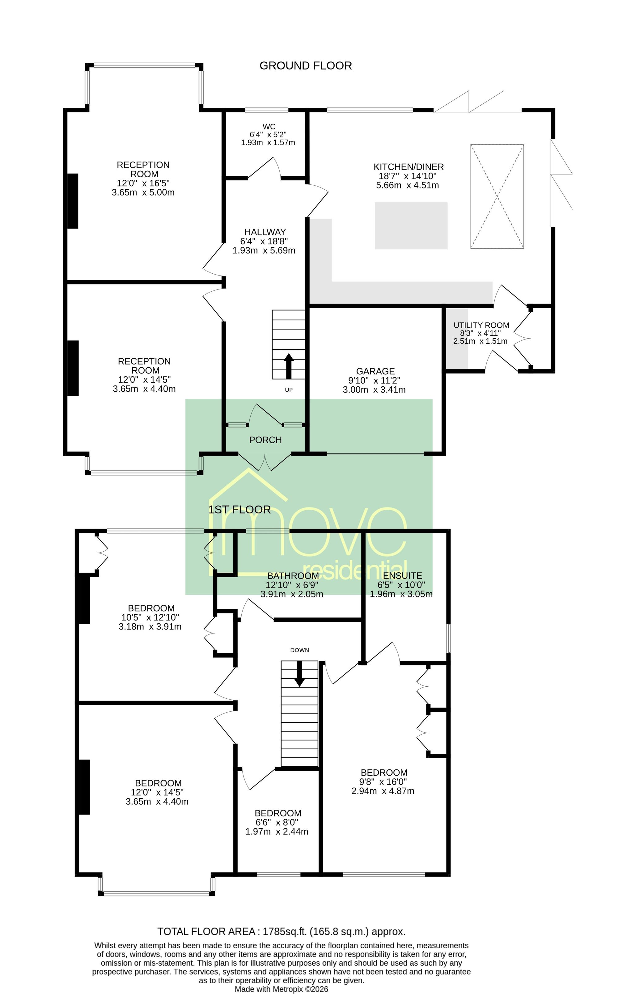 175 Hillbark Road, Wirral floorplan