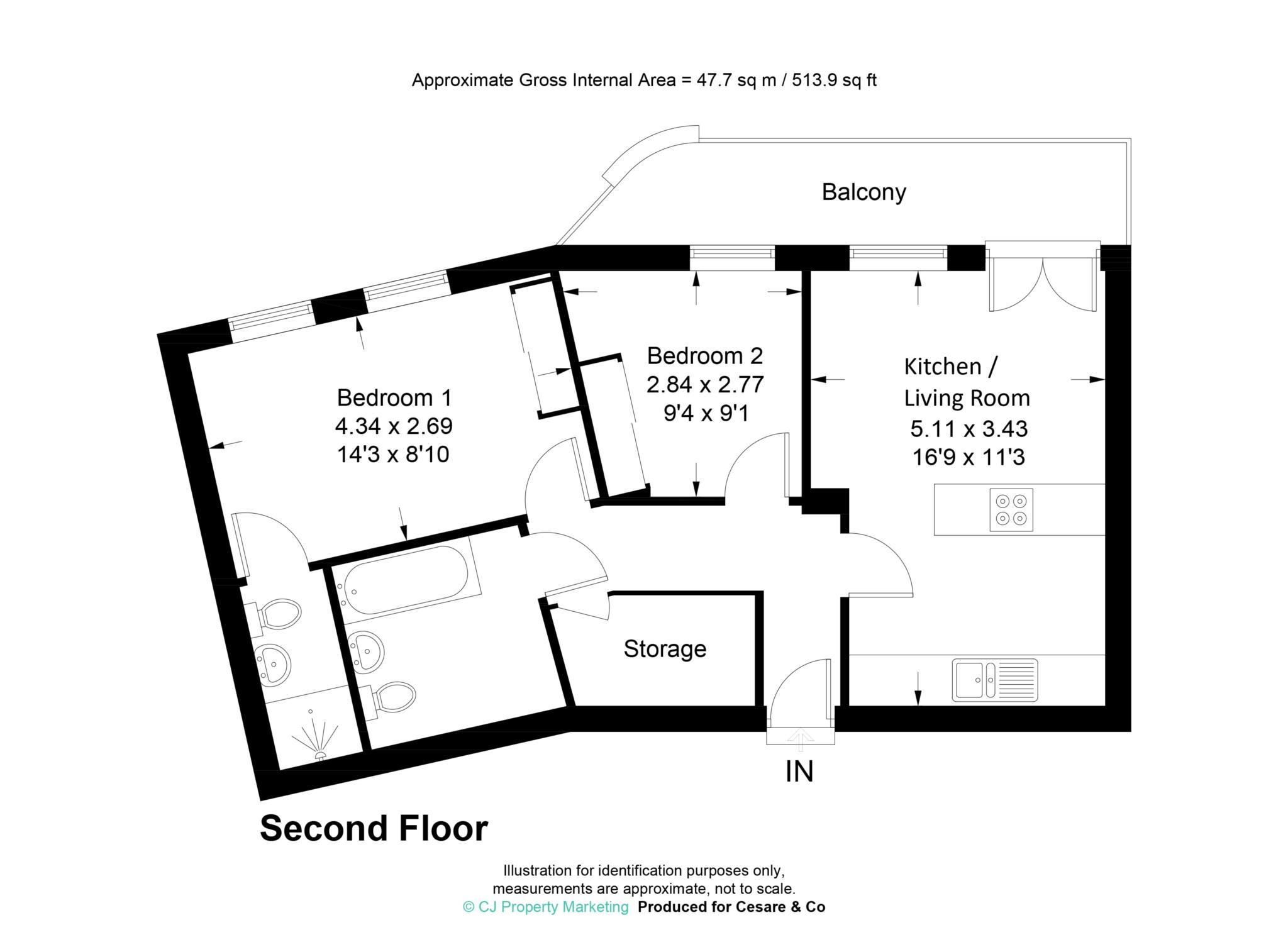 Massey House Brook Street, Tring floorplan
