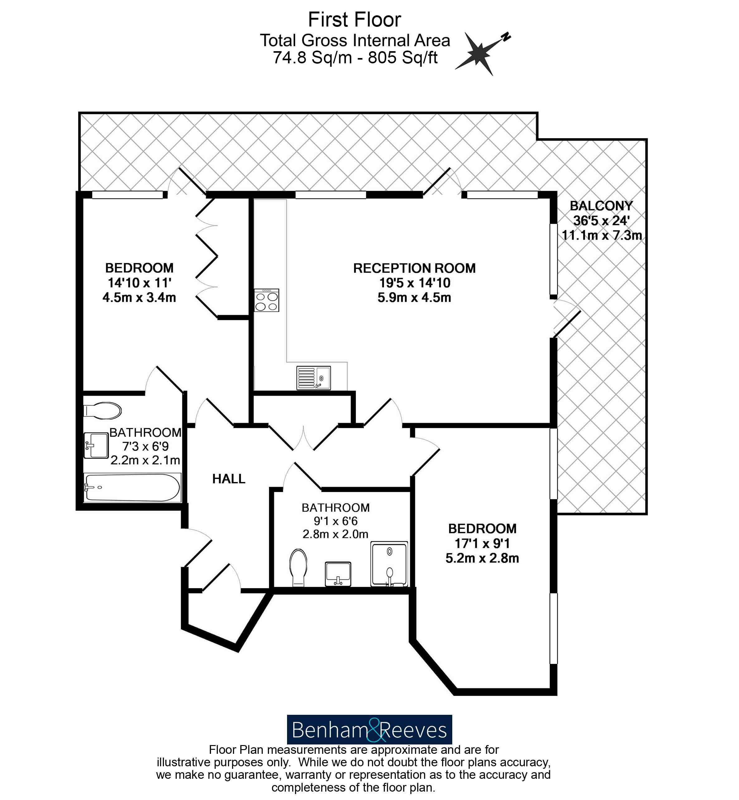 25, Imperial Building, 2, Duke of Wellington Avenue, Woolwich floorplan