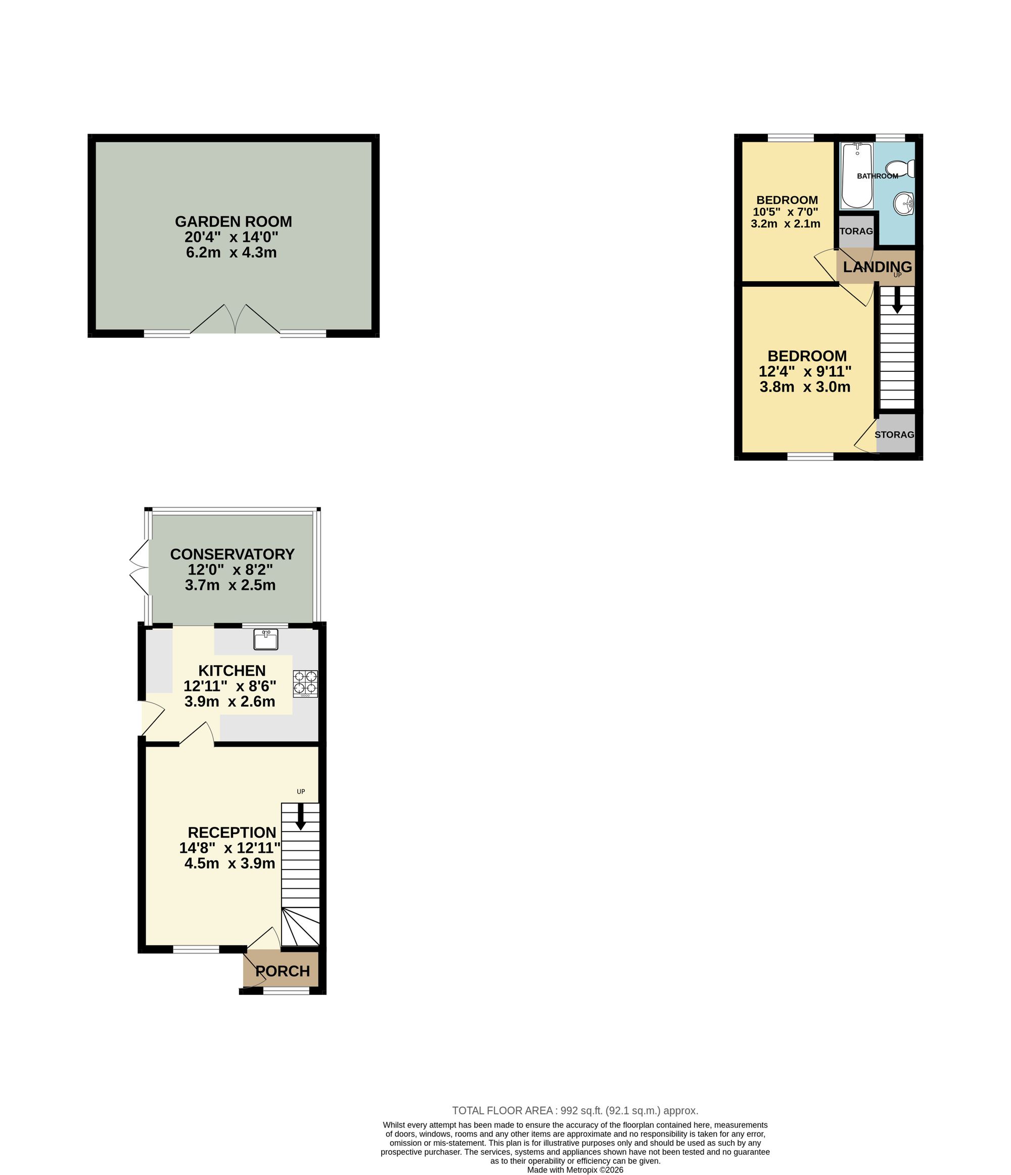 59 Coniston Drive, Rotherham floorplan