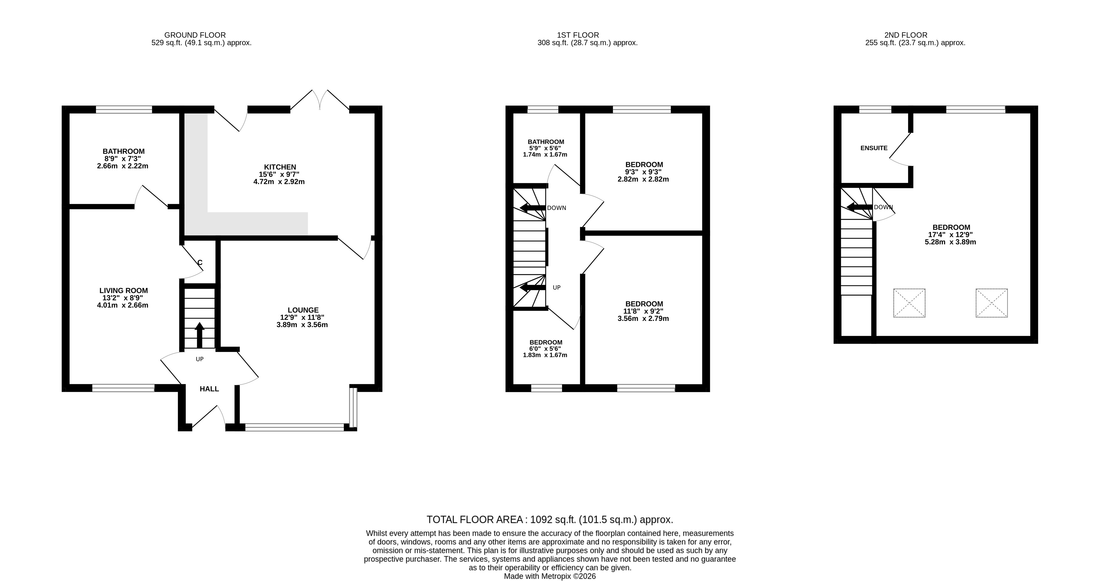 10, Bramstan Gardens, West Yorkshire floorplan