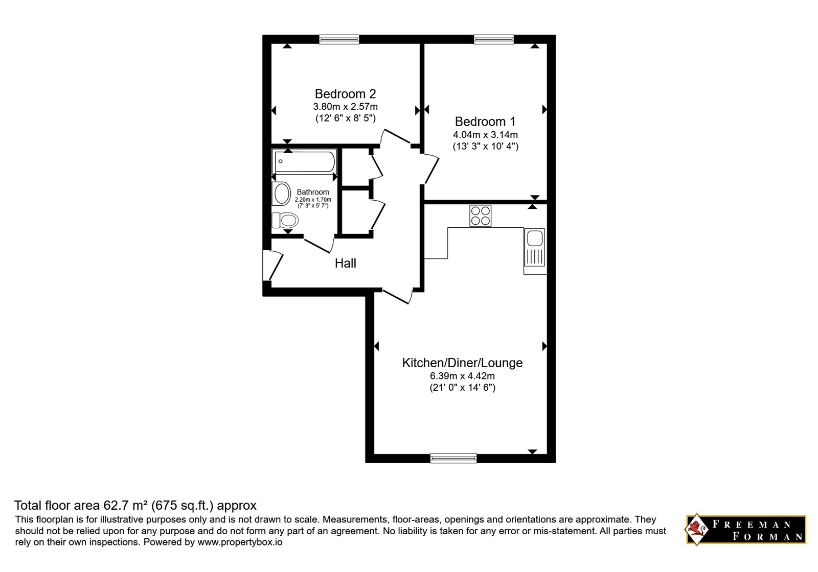 25, Dame Kelly Holmes Way, Kent floorplan