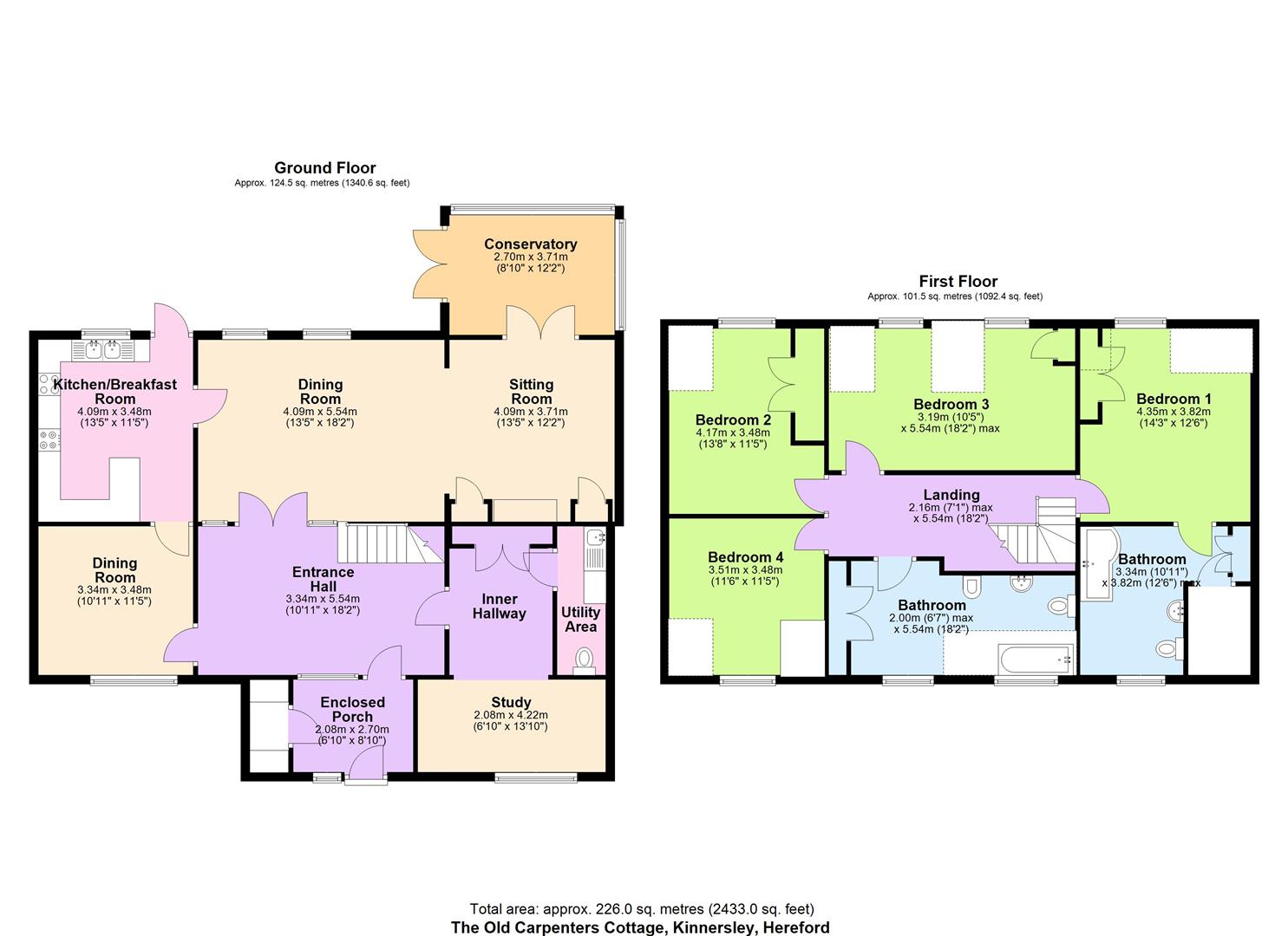 The Old Carpenters Shop, Hereford floorplan
