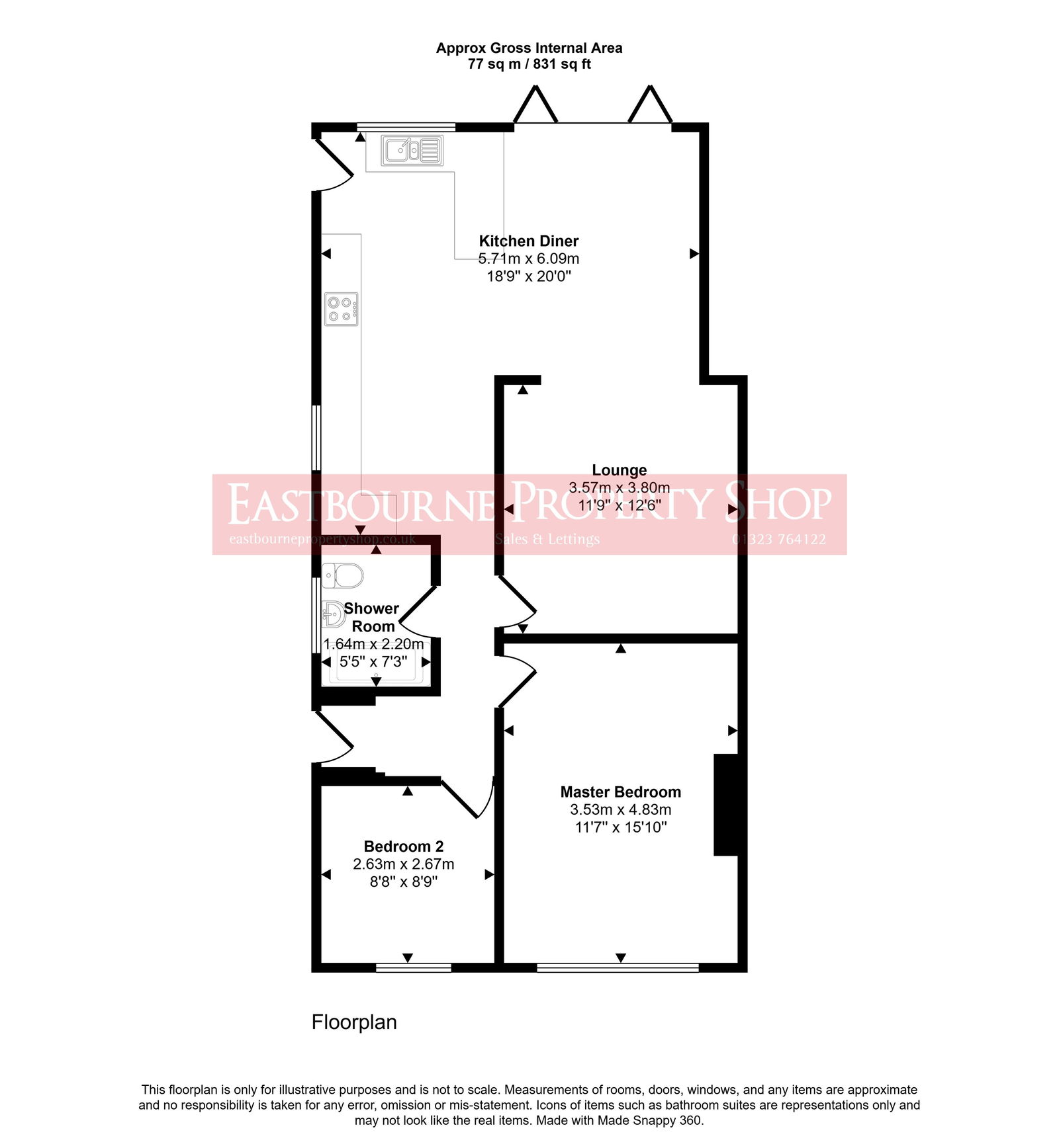 20, Harold Close, Pevensey floorplan