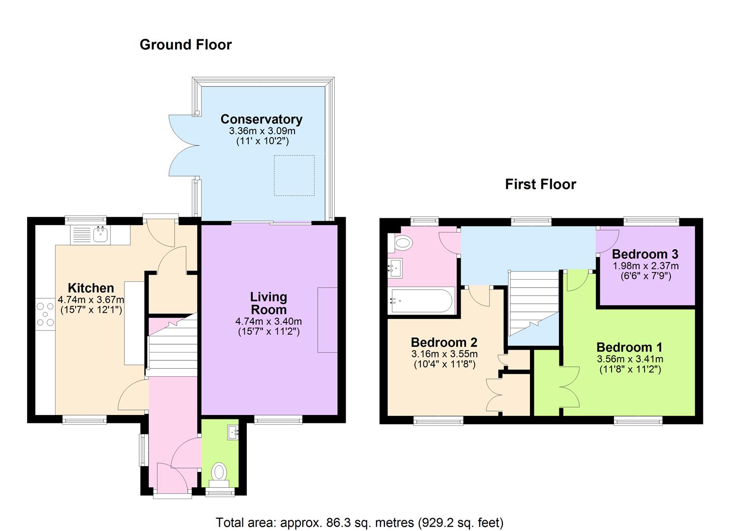 4, Frome Park, Hereford floorplan