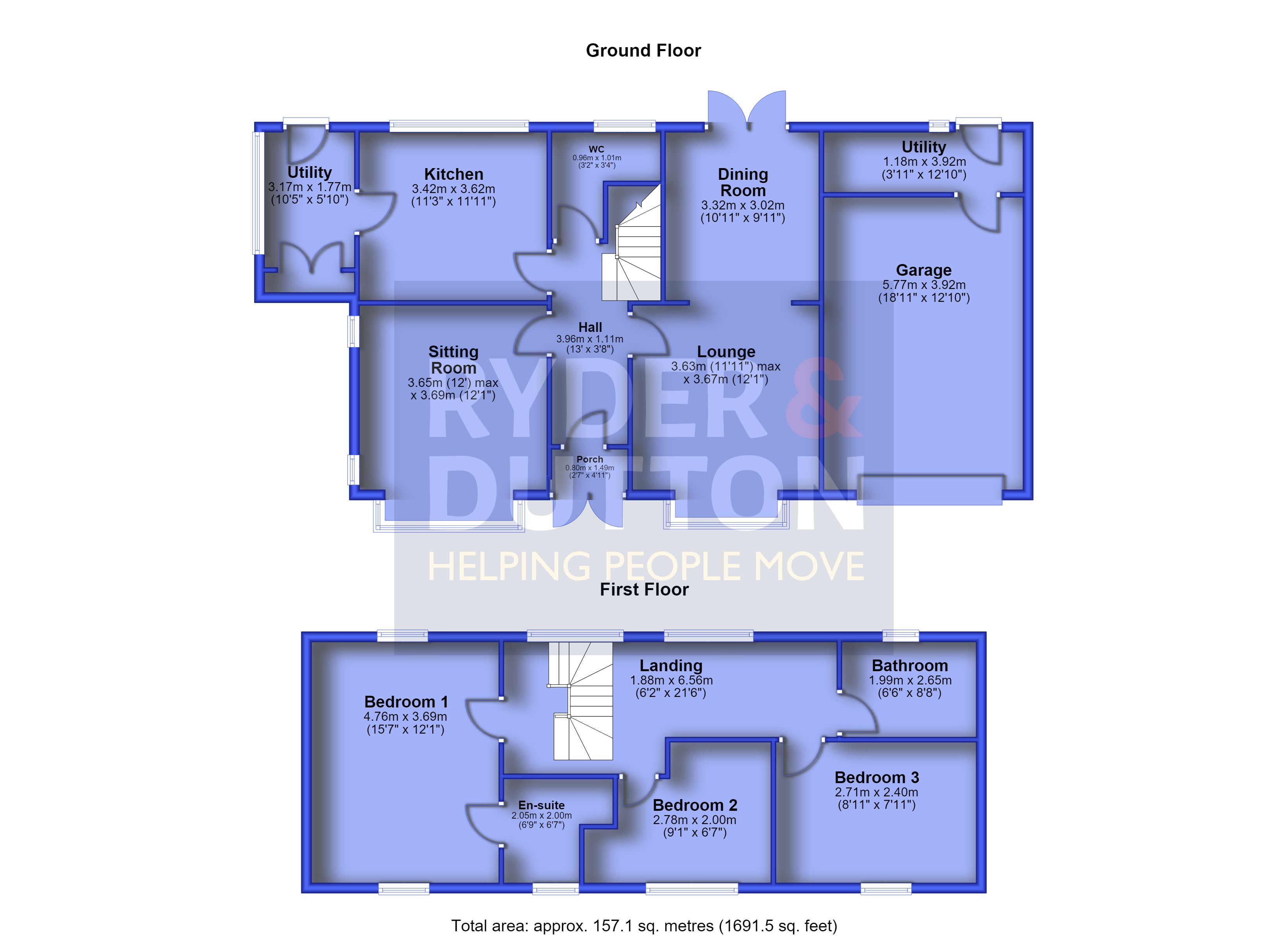 7, Marsden Close, Rochdale floorplan