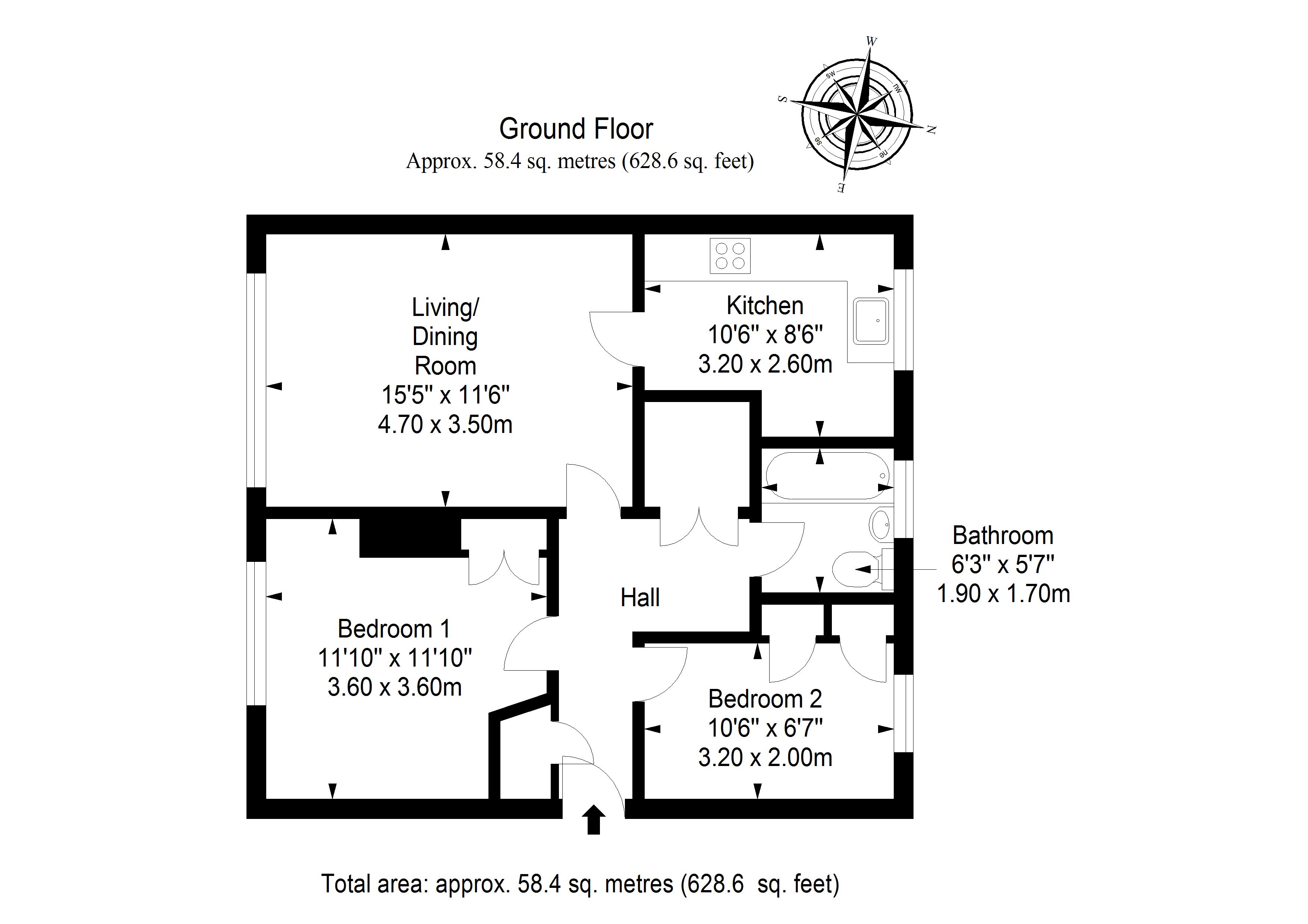 2 Bedrooms Flat for sale in 13 Leyden Place, Bonnyrigg EH19