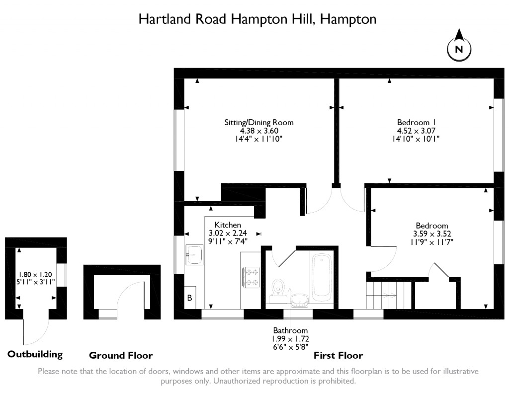 2 Bedrooms Maisonette for sale in Hartland Road, Hampton Hill, Hampton TW12