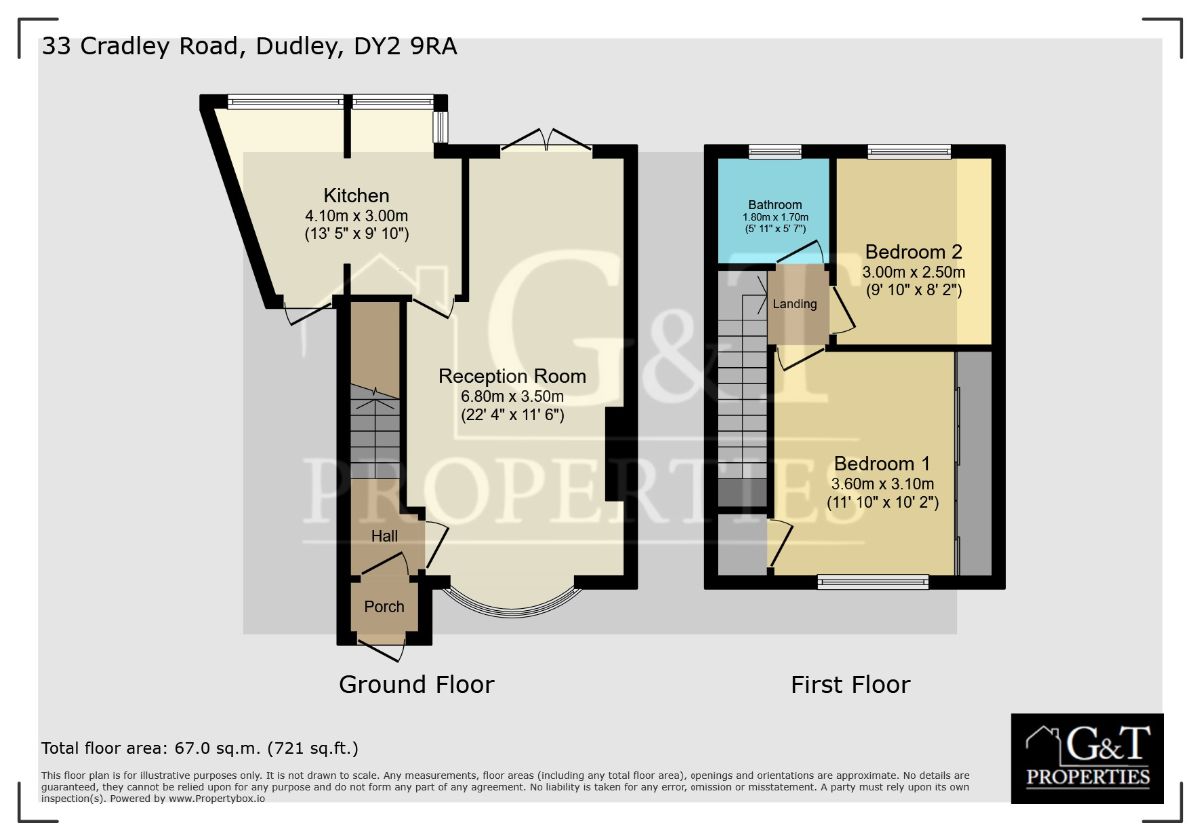 33 Cradley Road, Dudley floorplan