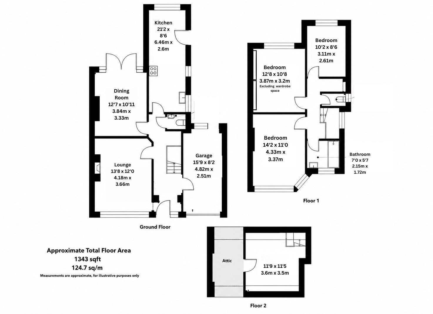 4, The Close, Carshalton Beeches floorplan