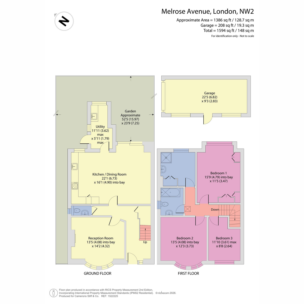 200, Melrose Avenue, London floorplan