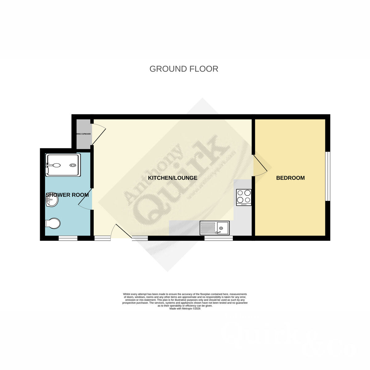 Flat Annexe 2, The Nursery, Hall Road, Rochford floorplan