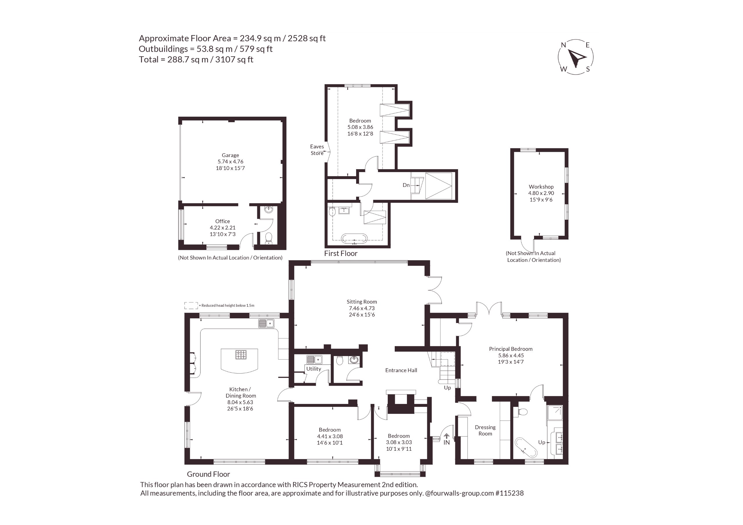 White Chayse, 52, Luton Lane, St. Albans floorplan