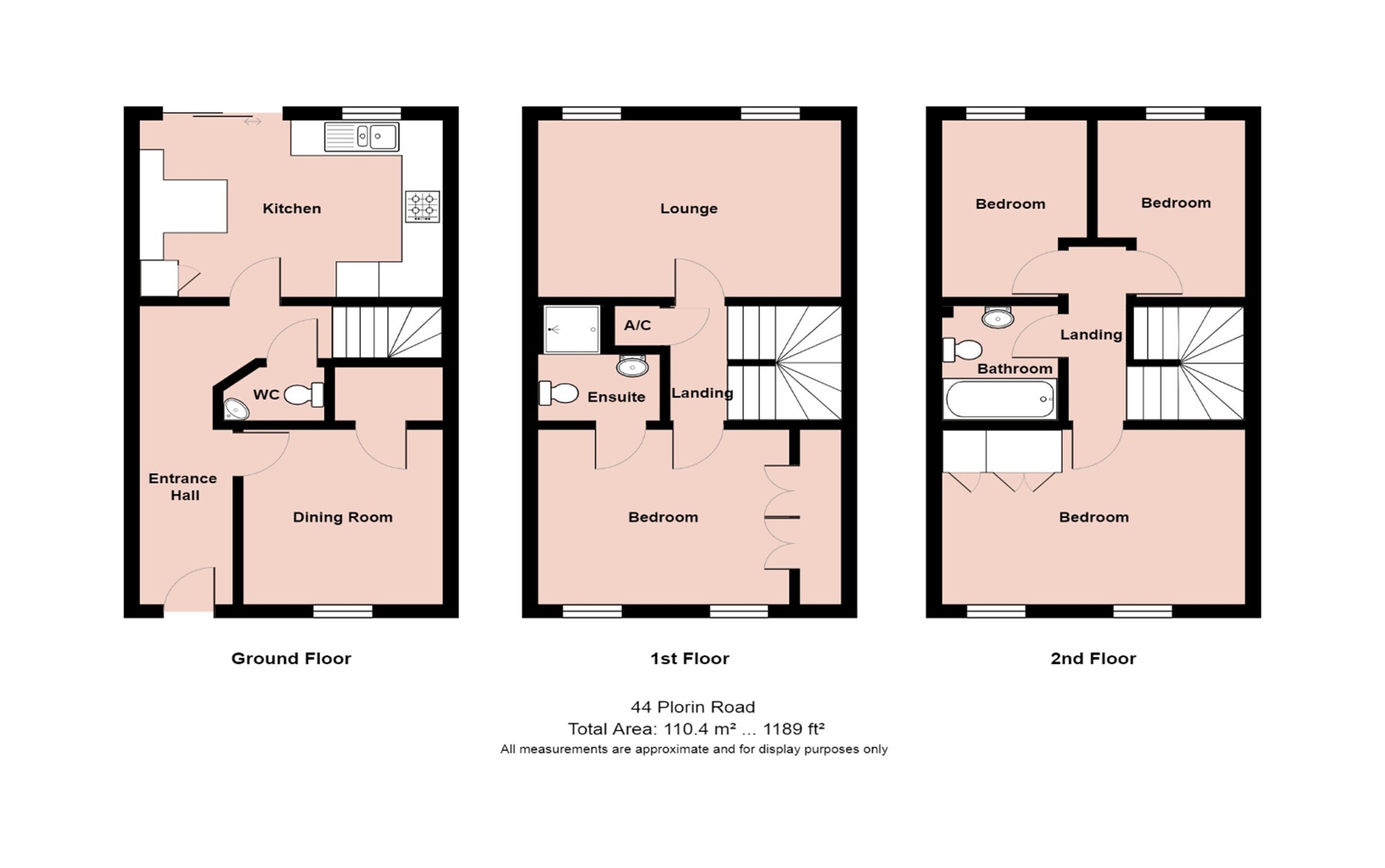 44, PLORIN ROAD, NORTH CORNELLY floorplan