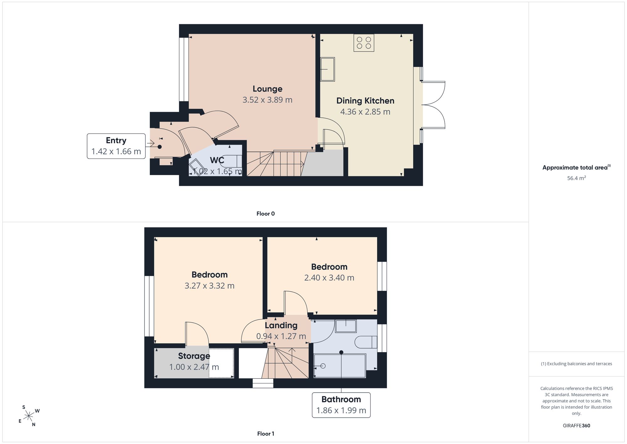 62 Addison View, Blaydon-On-Tyne floorplan