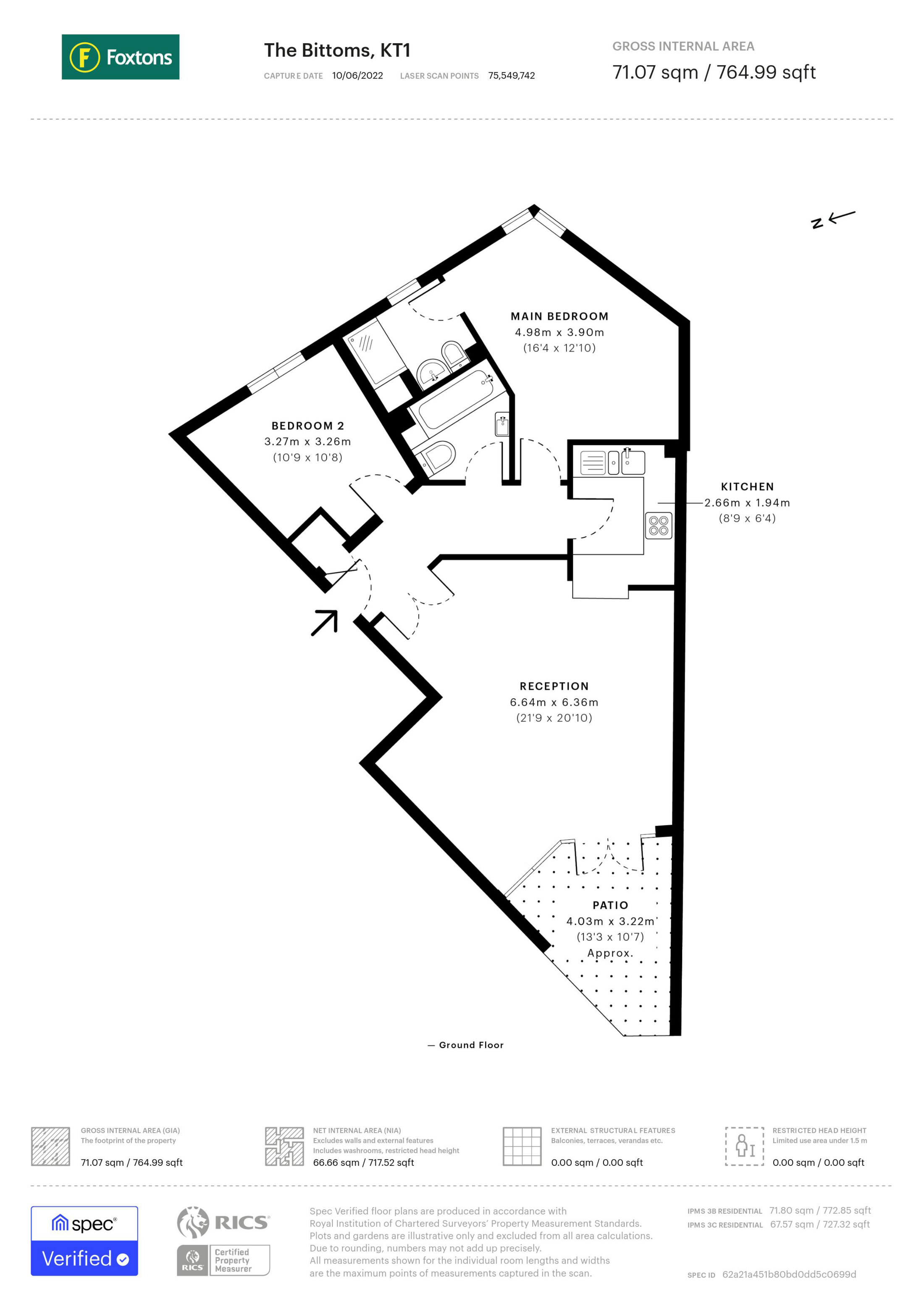 The Bittoms, Kingston floorplan