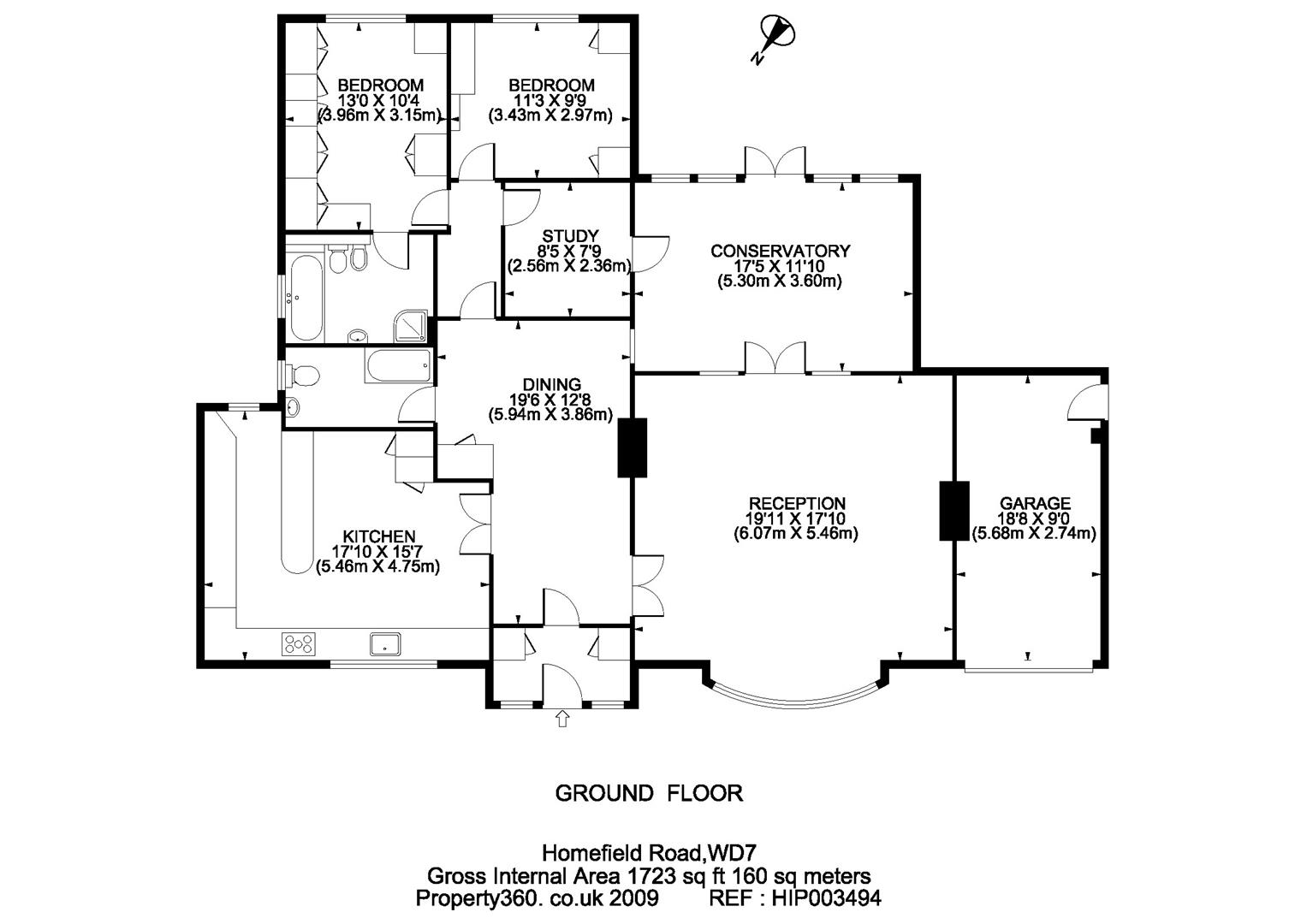 4, Homefield Road, Radlett floorplan