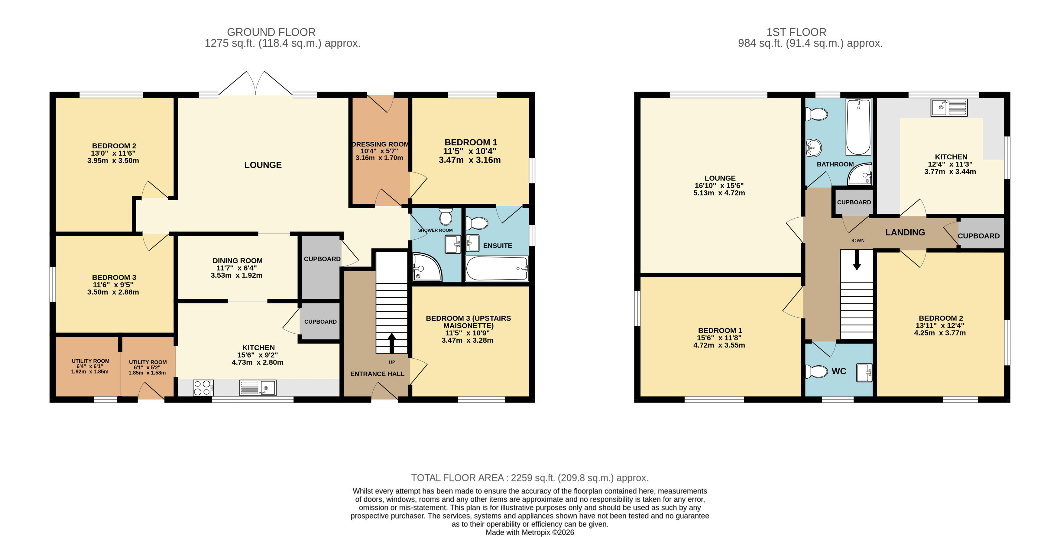 Sunset Heights, 146, Bay View Road, Bideford floorplan
