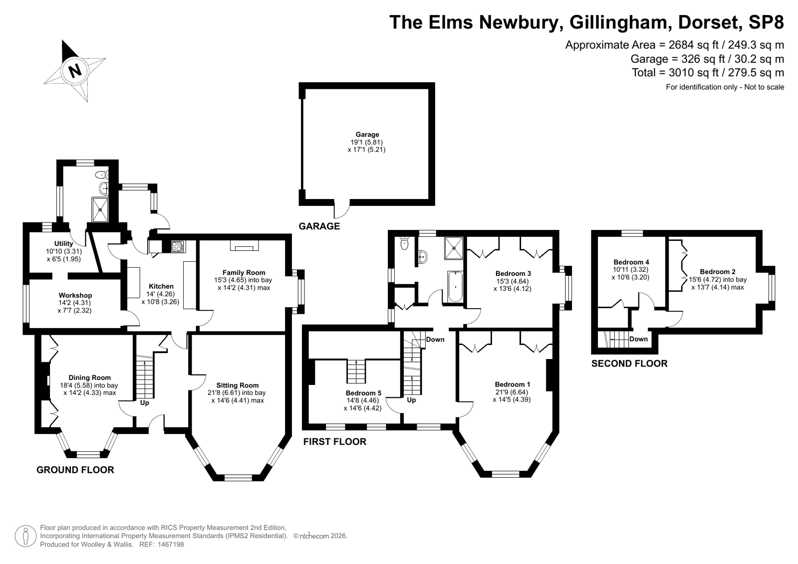 The Elms,, Newbury, Dorset floorplan