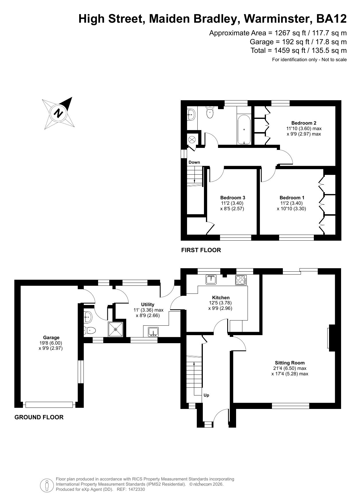 Jacotts,76a, High Street, Warminster floorplan
