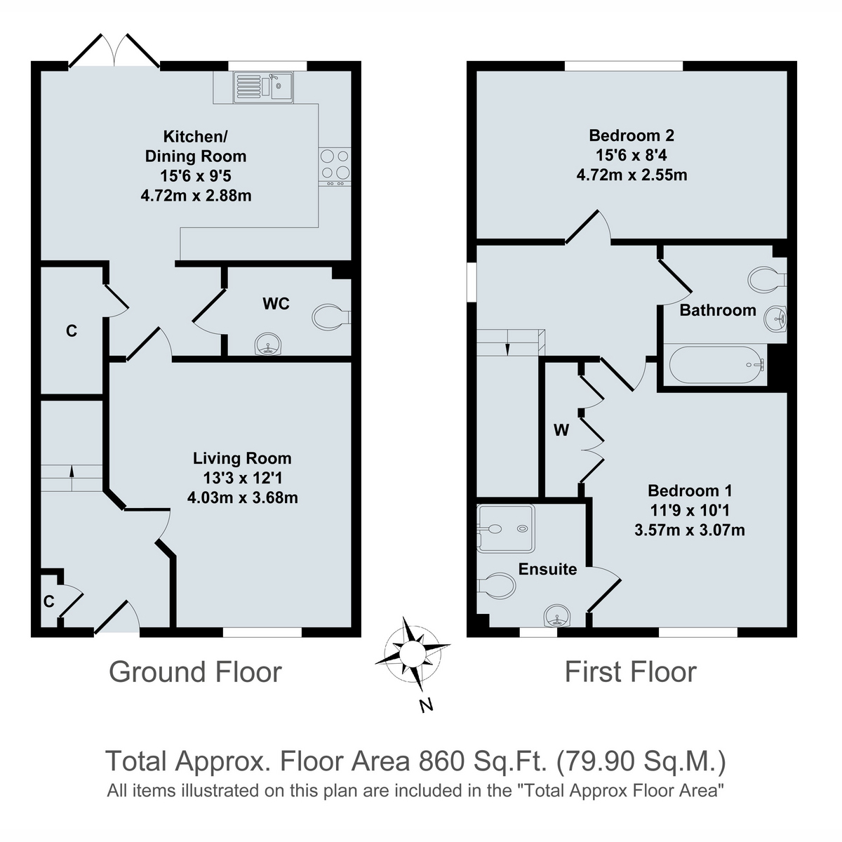 12, Flowe Drive, Wantage floorplan