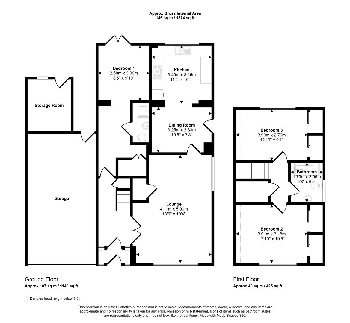 5, Murray Road, Carluke floorplan