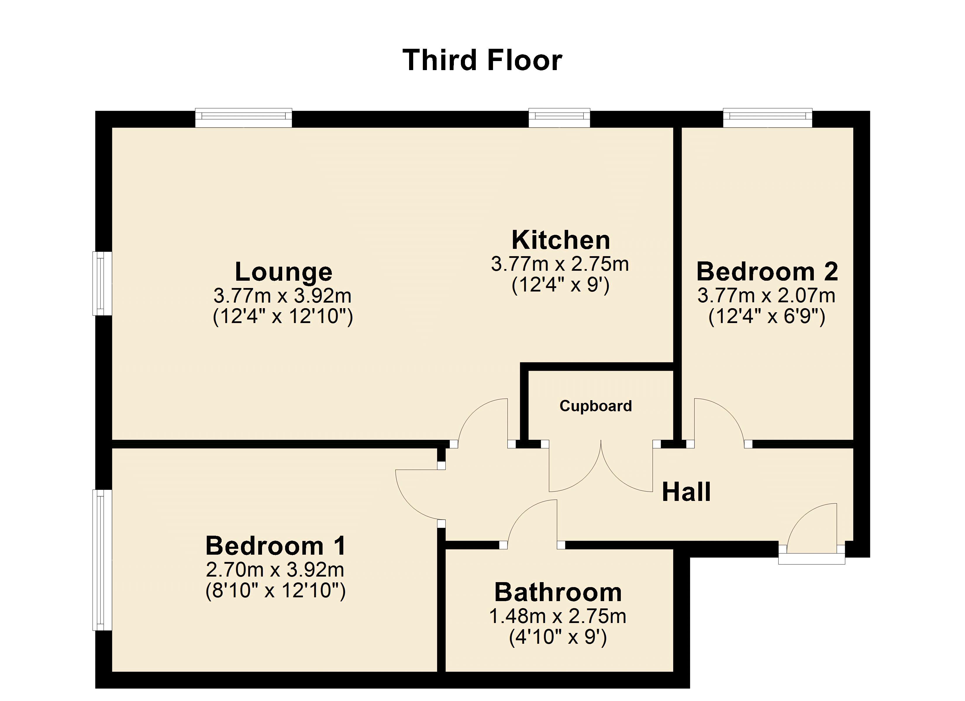41, Sydney Barnes Close, Rochdale floorplan